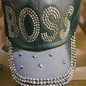 Hat! "Fancy JEAN B-BALL CAP***BOSS**